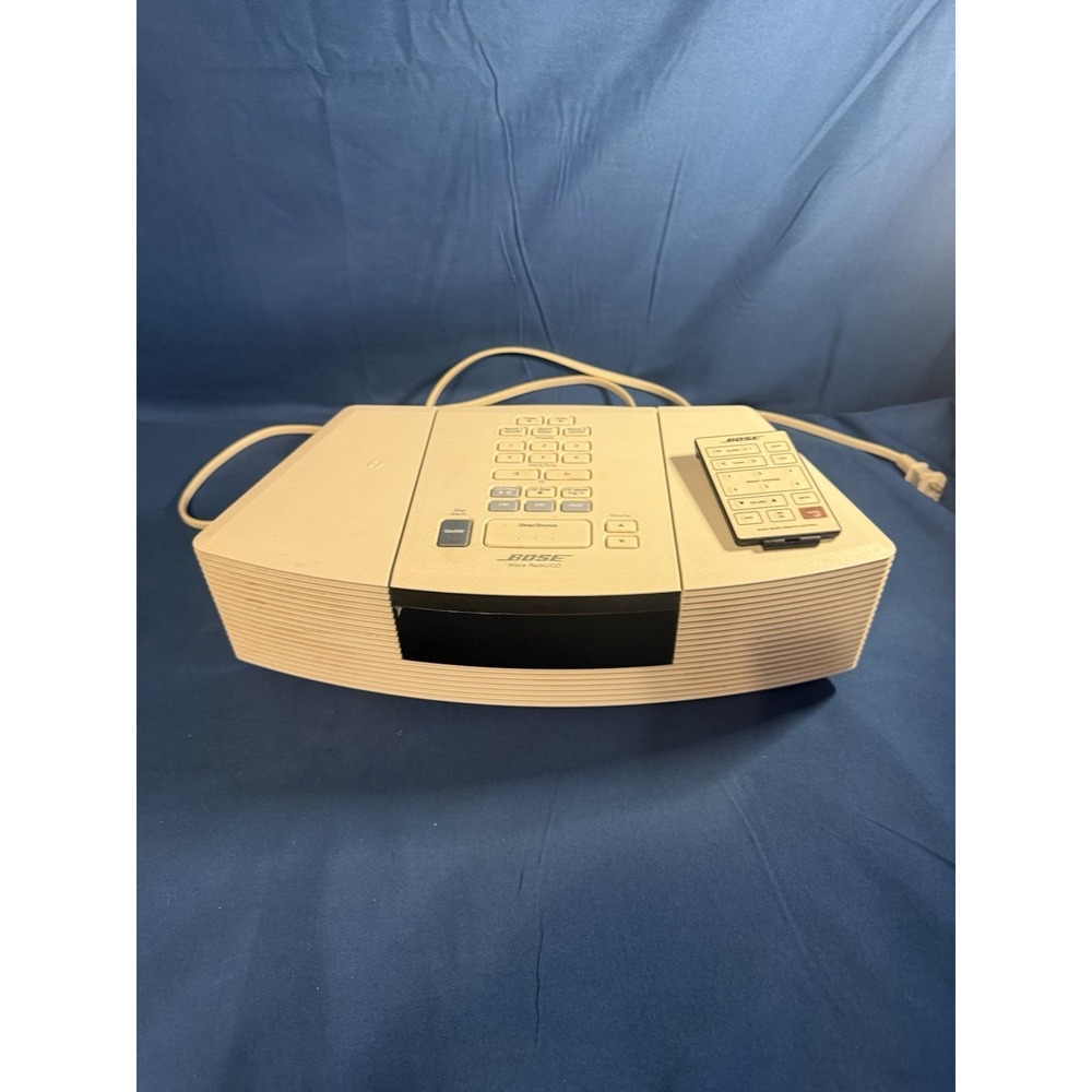 Bose Wave Radio AWRC-1P AM/FM CD Player Alarm Clock Radio Tested Read Desc!!!